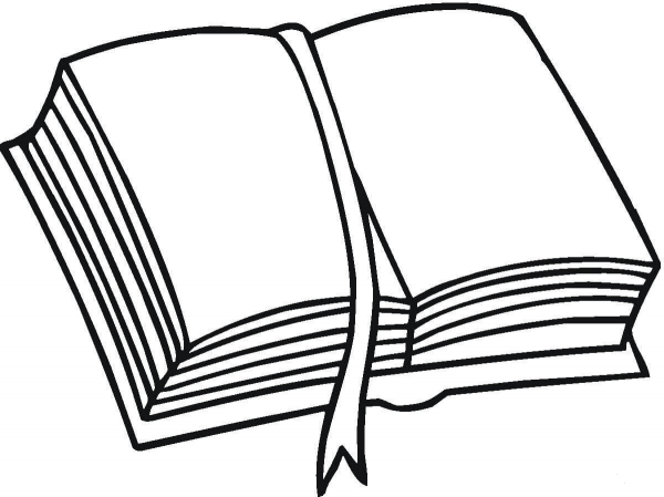 Bookmark coloring page image