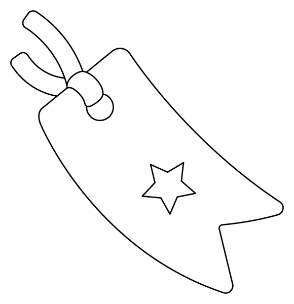 Bookmark Emoji coloring page image