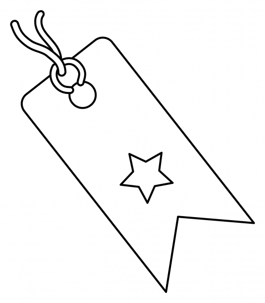 Bookmark Emoji coloring page image