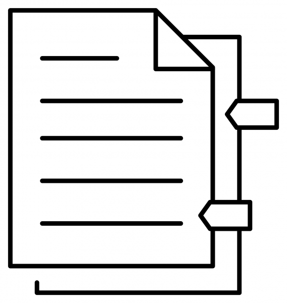 Bookmark Tabs Emoji coloring page image