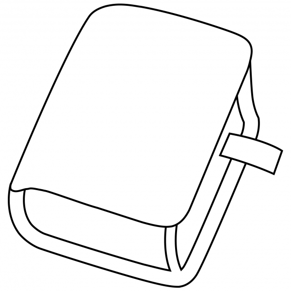 Bookmark Tabs Emoji coloring page image