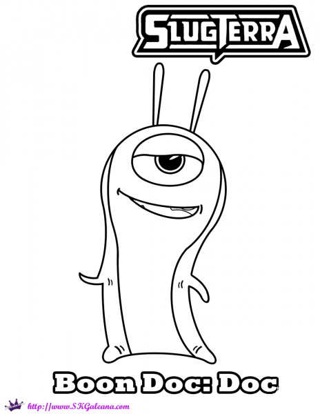 Boon Doc Doc coloring page image