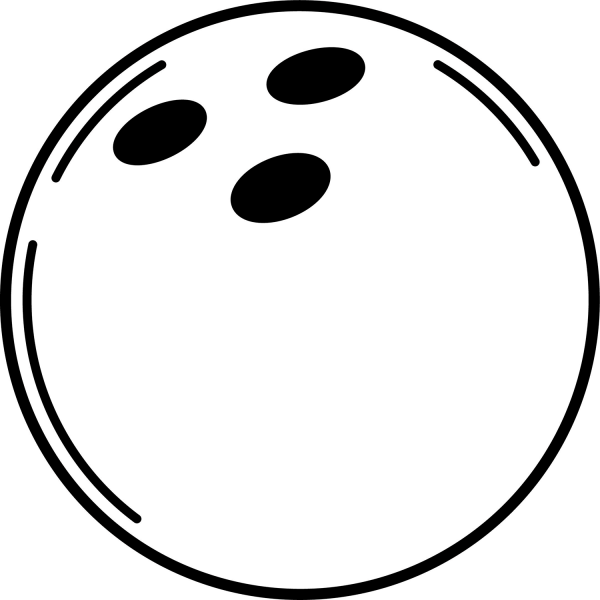 Bowling Ball coloring page image
