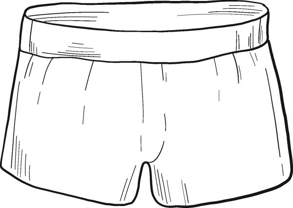 Boxer briefs coloring page image
