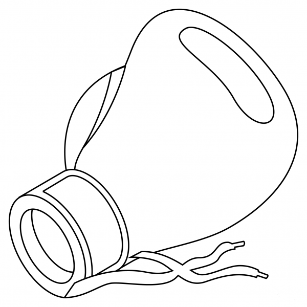Boxing Glove coloring page image