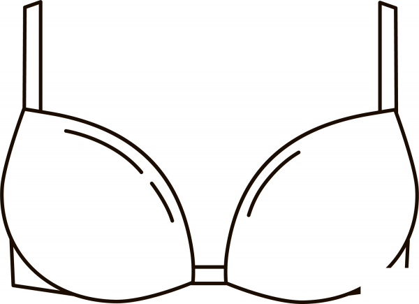 Bra coloring page image