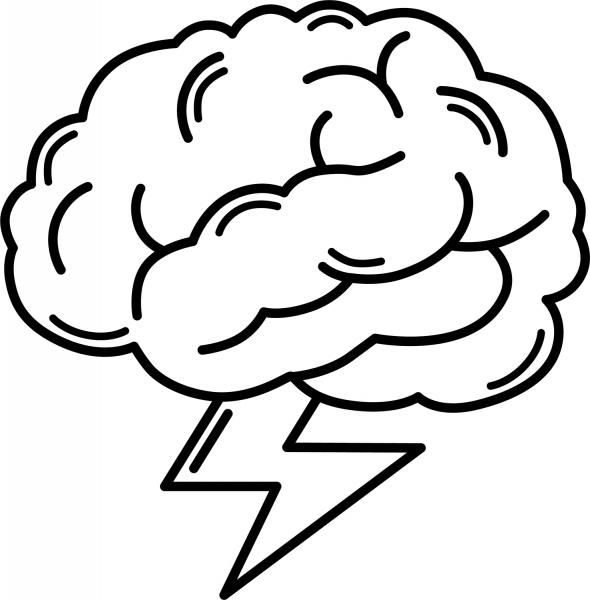 Brainstorm coloring page image