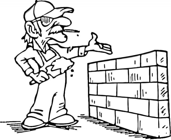 Bricks  coloring page image