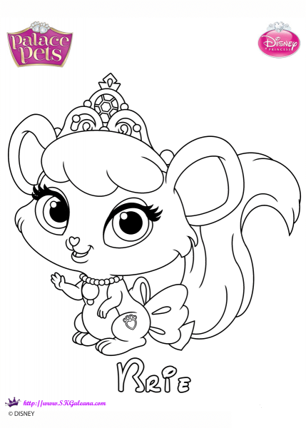 Brie Princess coloring page image