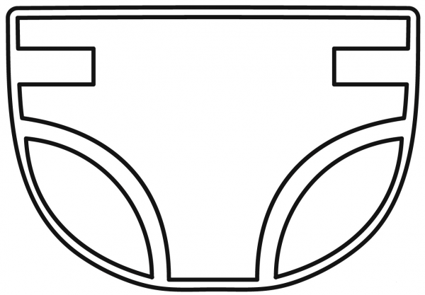Briefs coloring page image
