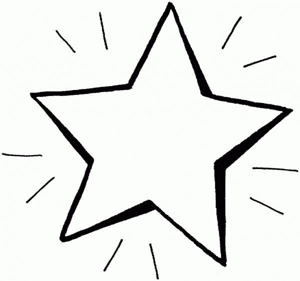 Bright Star coloring page image