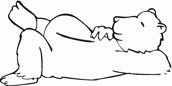 Brown Bear 5 coloring page image