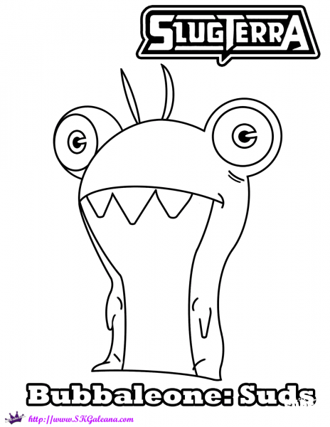 Bubbaleone Suds coloring page image