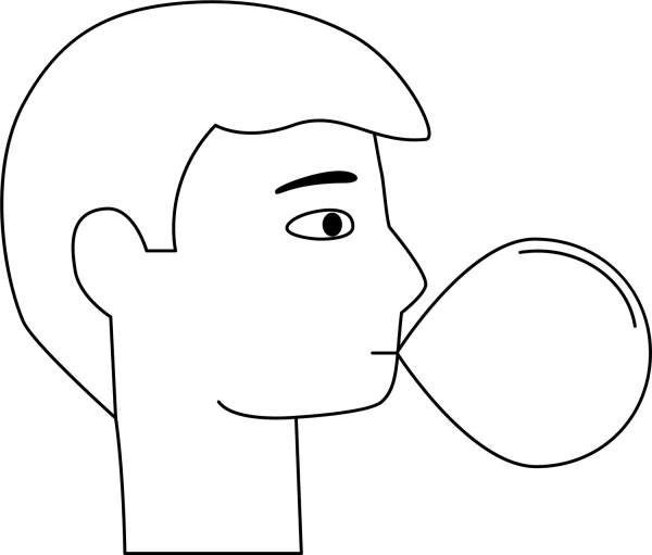 Bubble Gum coloring page image