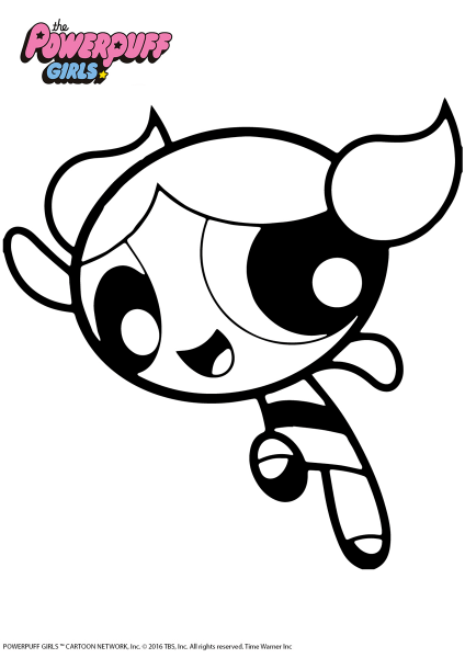Bubbles from PPG coloring page image