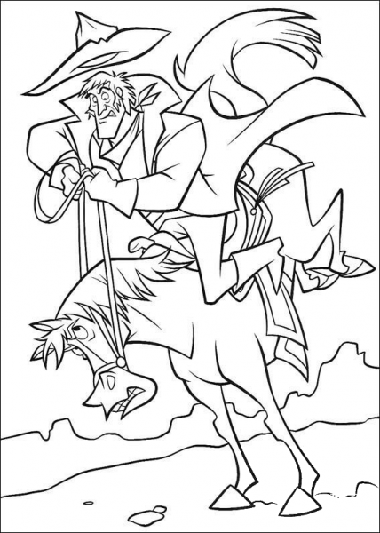 Buck and Rico coloring page image