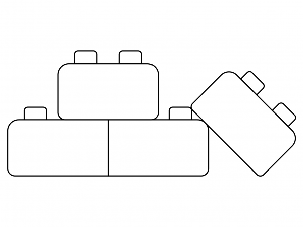 Building Blocks coloring page image