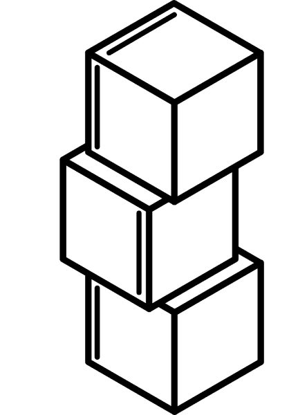 Building Blocks coloring page image