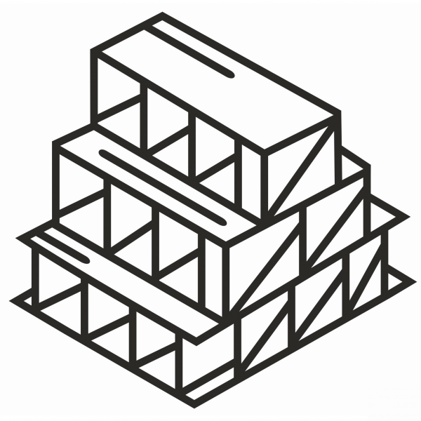 Building Blocks coloring page image