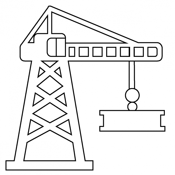 Building Construction Emoji coloring page image