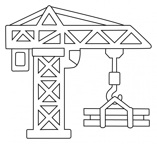 Building Construction Emoji coloring page image