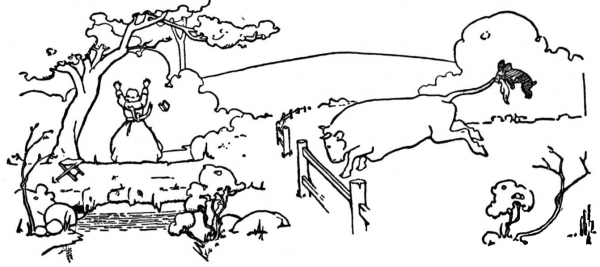 Bull 8 coloring page image