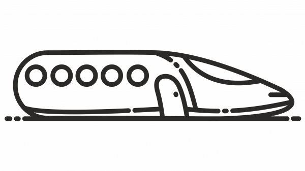 Bullet Train coloring page image