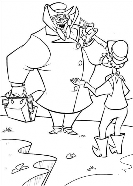 Business proposal coloring page image