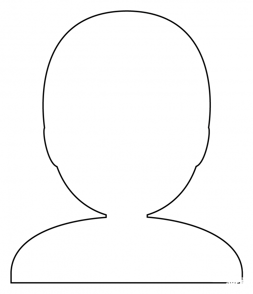 Bust in Silhouette Emoji coloring page ColouringPages