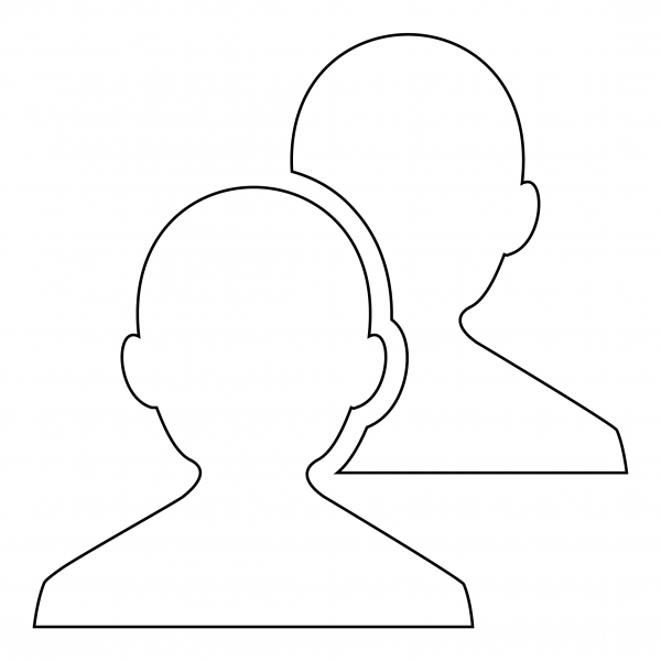 Busts in Silhouette coloring page image