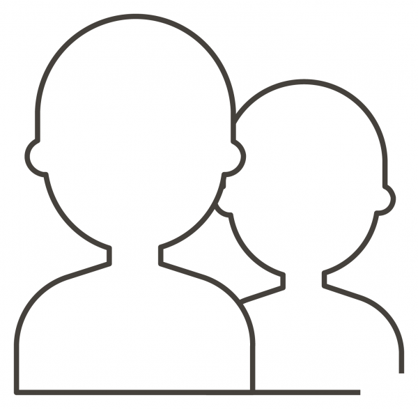 Busts in Silhouette coloring page image