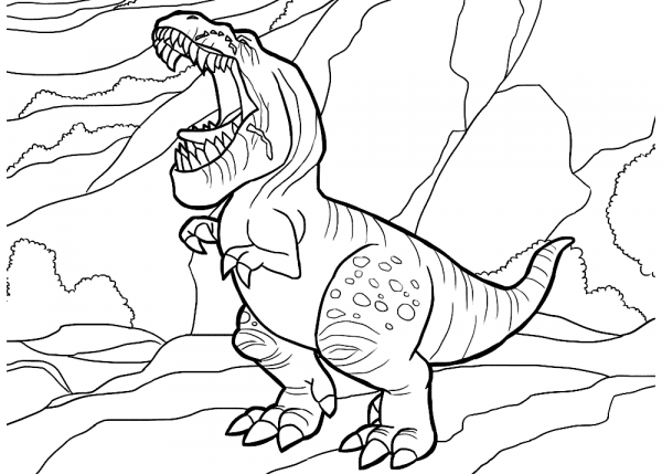 Butch from The Good Dinosaur coloring page image