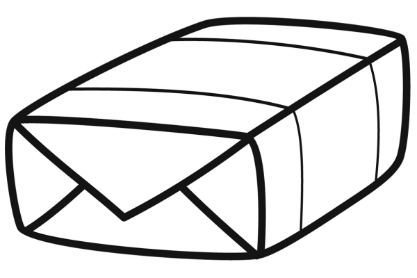 Butter coloring page image