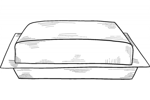 Butter coloring page image