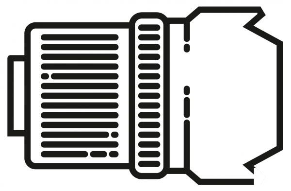 Camera Lens coloring page image
