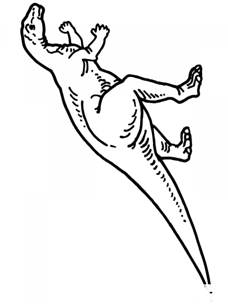 Camptosaurus coloring page image
