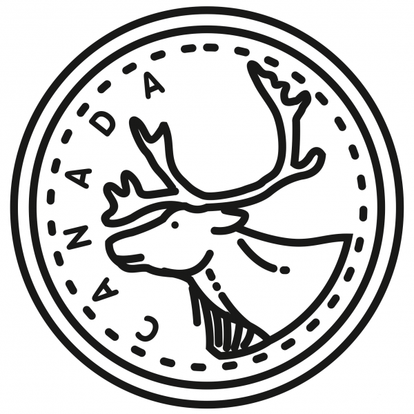 Canadian Dime coloring page image