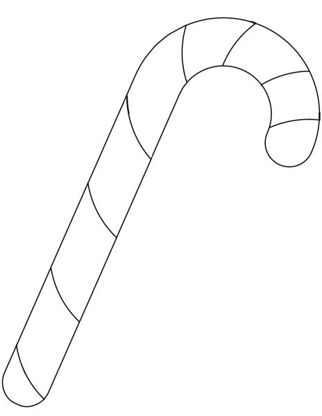 Candy Cane coloring page image