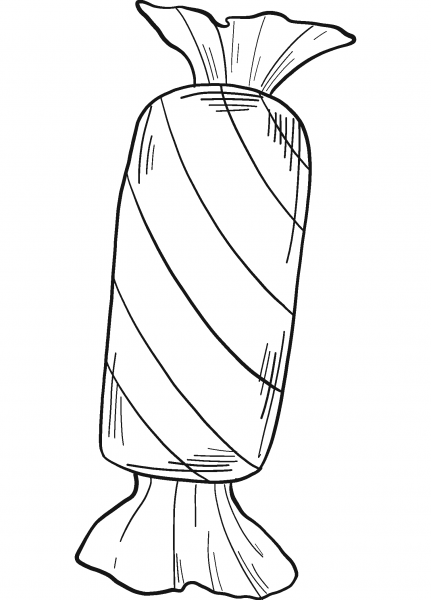 Candy coloring page image