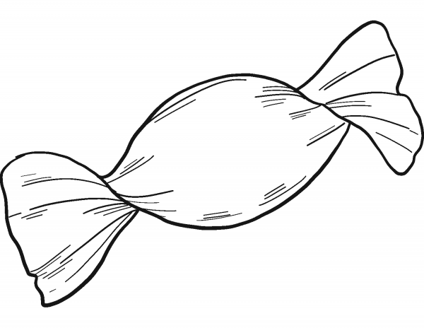 Candy coloring page image
