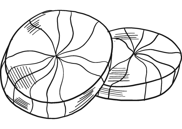 Candy coloring page image