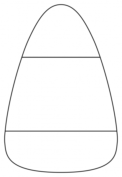 Candy Corn coloring page image