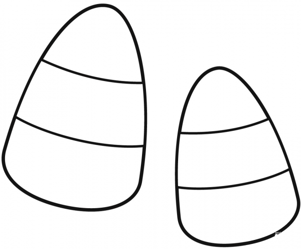 Candy Corn coloring page image