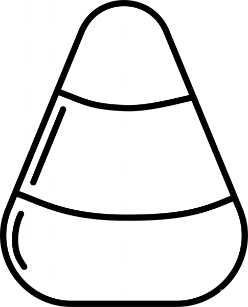 Candy Corn coloring page image