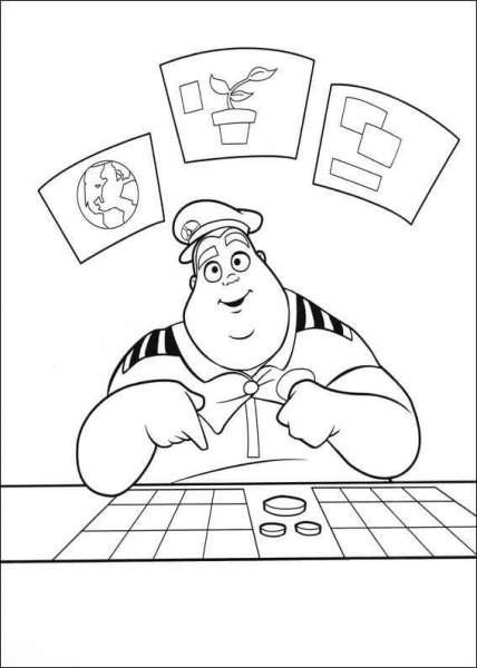 Captain B. McCrea coloring page image