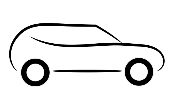 Car Icon coloring page image