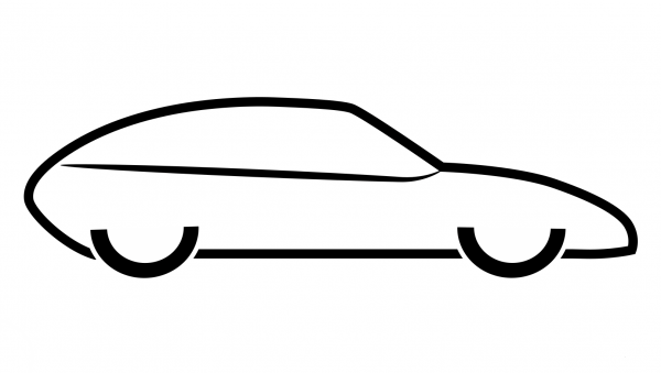 Car Icon coloring page image
