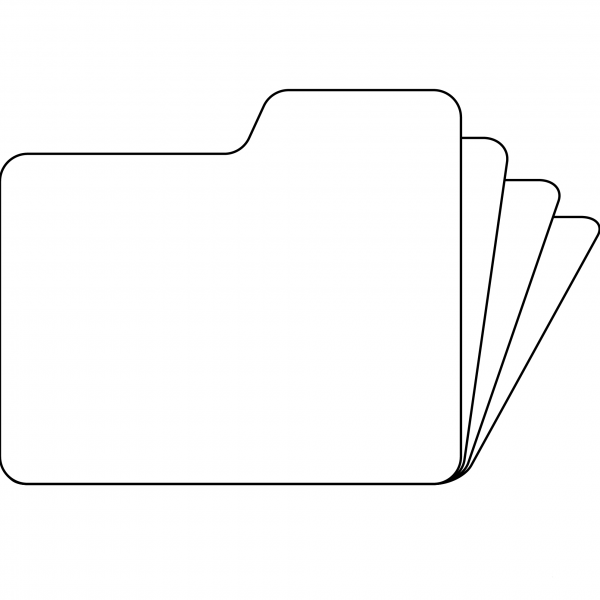 Card Index Dividers Emoji coloring page image