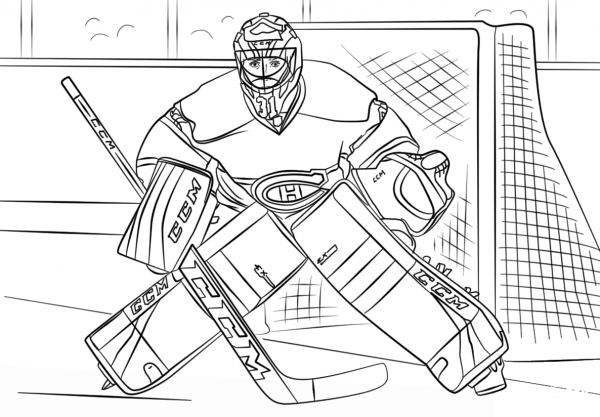 Carey Price coloring page image