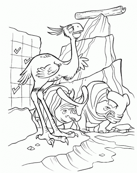 Carl And Frank  coloring page image